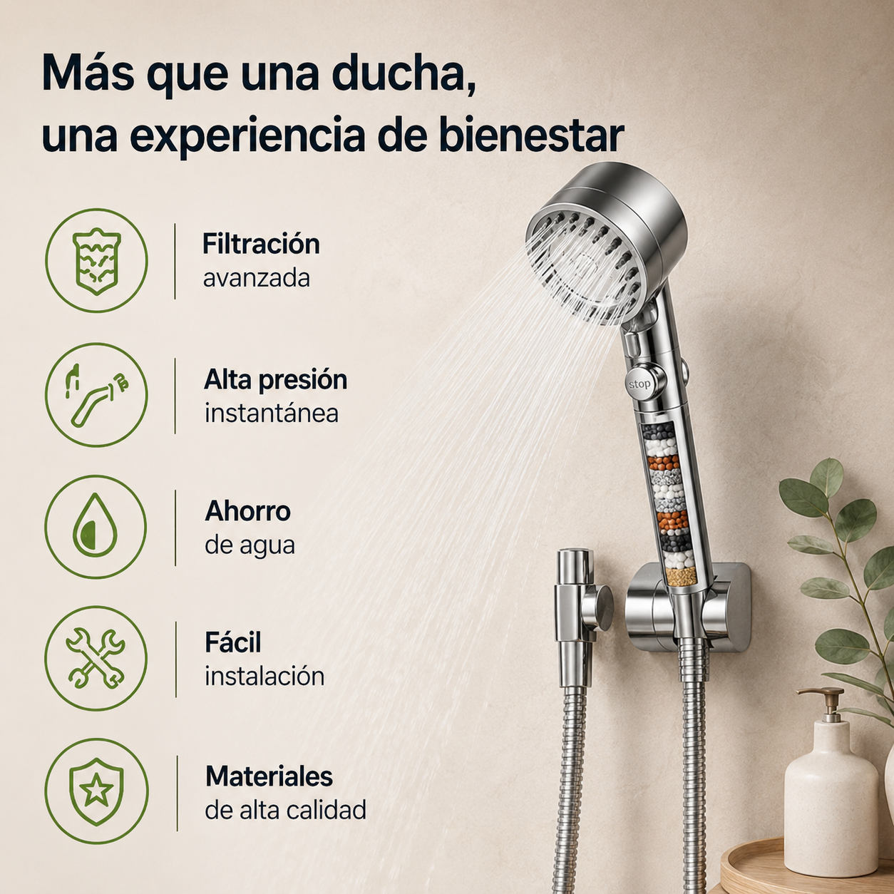 Alcachofa de Ducha HydroMax
